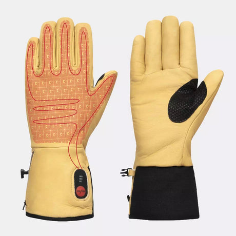 Paire gants de travail en cuir chauffants G-Heat